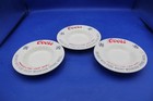 Vintage Coors Beer Ceramic Ashtray Set Of 3