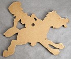 Vintage 1958 The Dolly Toy Co  Cowboy Western Horse Nursery Wall Plaque