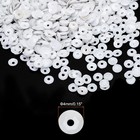 Loose Sequins 4mm 3000pcs Embroidery Sequins white