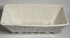 Vtg Usa Planter White Ceramic Footed  3006