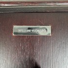 Vintage William Yeoward Crystal Brown Wooden Nickel Plated Photo Frame Mc 5x7