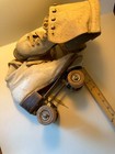 Vintage Official Roller Derby Quad Skates Size 3     For Parts Or Restoration