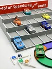 Disney Pixar Cars Mini Racers 7 Car Lot   Motor Speedway Grandstand Track