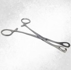 Body Piercing Kit Sponge Clamp Hemostat Forceps 7  Curved Serrated