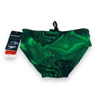 Speedo Men s Endurance  Printed Swim Brief - Team Colors  Fusion Green  Size 26