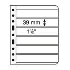 25 Lighthouse Vario 6 Pocket Black Stock Sheets - 5 Packs Of 5 - Double Sided 6s