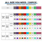 330 Car Fuses Assortment Kit Universal Blade Fuses Standard   Mini   Low Profile
