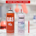 Semlos Butane Tank Adapter - Nozzle - Lighter And Torch 1 Set  Red 