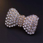 2pcs Women Girls Pearl Rhinestone Bow Shoe Clips Wedding Party Shoes Decorati   