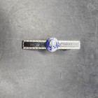 Cheektowaga Police Tie Clip Bar New York State Crest Silver Tone Law Enforcement