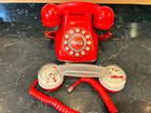 Collectible Coca Cola Push Button Red Landline Snow Dome Telephone W 2 Headsets
