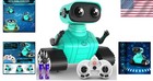 Rechargeable Rc Robot With Led Eyes - Fun   Educational Remote Control Toy