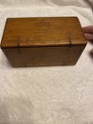 1889 Singer Sewing Machine Oak Folding Wood Puzzle Box