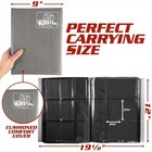 Monster 9 Pocket Trading Card Album Holofoil Red Binder  Anti Theft   Anti Drop