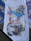 Vintage 70s Budweiser Wonder Woman The Blackhole Cotton Beach Towel Lot
