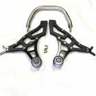 Black Universal Racing Sport Rear Combo Wheel Lift Stands Paddock Stands