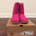 Ugg Australia Women s Classic Bailey Bow Red Violet Twinface Boots 1002954 Nib