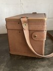 Vtg Hartmann Luggage Make-up Overnighter Cosmetic Hard Case Travel Bag No Key
