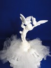 New Vintage Wilton  White  heavenly Bells  Cherub Wedding Caketop  111-3000