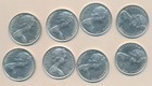 Australia - Silver  - 1966 50 Cents - Kangaroo Lot Of 8 Coins - Au-bu -  3599