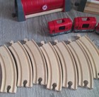 Brio Metro Railway Train Set Wooden Track Tunnel Station 
