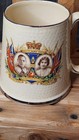 1937 King George Vi Queen Elizabeth Coronation Mug May 12 England Royal Souvenir