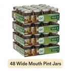 4 Pack Ball  Glass Mason Jars With Lids   Bands  Wide Mouth  Clear  16 Oz  12 Ct
