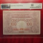 Yugoslavia 400 Kronen On 100 Dinara 1919 Pmg 30 Vf