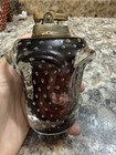 Vintage Murano Glass Table Lighter Bubble Design 
