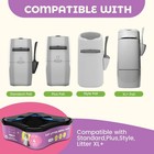 Premium Cat Litter Refill Bags  jumbo 28ft 2-pack 1 Count  pack Of 2   Black 