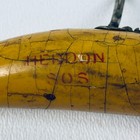 Vtg Heddon Sos Swims On Side Wounded Injured Minnow Antique Fishing Lure W L-rig