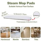 Rjmom 4 Pack Steam Mop Pads For Gorfanty Gf-6610b gf-6610  Neugo Gray 