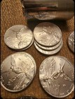 2010 Mexico Libertad Onza 1oz  999 Fine Silver Coins - Roll Of 20 Uncirculated