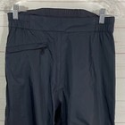 Marmot Womens Black Gore-tex Shell Rain Hiking Pants Sz Medium Full Side Zip
