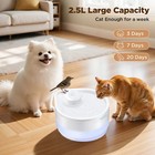 2 5l Automatic Pet Water Fountain Dispenser For Cat And Dog Drinking Supplies