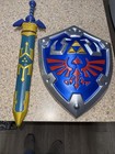 Legend Of Zelda Master Plastic Sword Blue With Plastic Shield Set Link