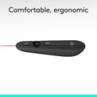 Logitech R500s Bluetooth Presenter Powerpoint Clicker Remote Red Laser Pointer