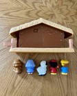 Fisher Price Little People Nativity Set 2002 Manger Christmas Music Lights Works