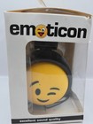 Emoticon Stereo Headphones - Winky Face - Padded Over The Ear