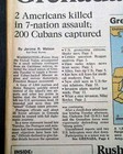Invasion Of Grenada Operation Urgent Fury Caribbean Island 1983 U s  Newspaper