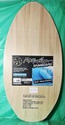   maui   Sons Wood Skimboard  33 5in  Shark Daze-palm Shark Water Body Surfboard