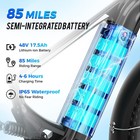 Aipas M2 Pro 1800w Electric Bike 48v 17 5ah 26  Fat Tire Mountain E-bike Adults