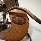 Vintage Antique Pair Falcon Buddy Snow Skate American Mfg Wood Falconer Ny Usa