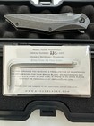 Jason Brous Blades Ltd Ed  232 250 Razorback Titanium D2 Knife Stonewash
