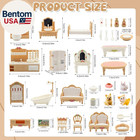36pcs Dollhouse Furniture Set miniature 1 12 Scale Dolls House Accessories With