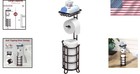 Toilet Paper Holder Stand Dispenser Storage Shelf Free Standing Bronze