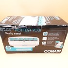 Conair Quick Big Curls Hot Roller 12 Jumbo Hair Curlers Flocked 24 Clips Chv12xr