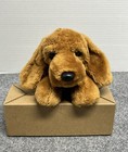 Animal Alley Hound Dog 12  Plush Stuffed Animal Brown Black