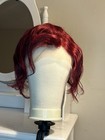 Women   s Adult Red Wavy Bob Wig Hairpiece  Fashion Style Costume Accessory