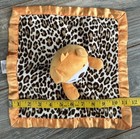 Garanimals Tiger Leopard Cheetah Lovey Plush Baby Security Blanket Orange Satin